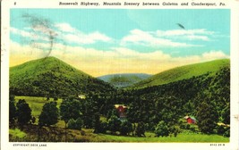 Vintage Postcard Roosevelt Highway Mountain Scenery Galeton Courdersport... - $5.99