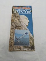 Vintage 1982-1983 South Dakota Highways To Adventure Map Brochure - £15.72 GBP