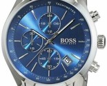 Montre Hugo Boss HB1513478 Grand Prix Cadran Bleu Chrono Montre Homme ~... - $126.93