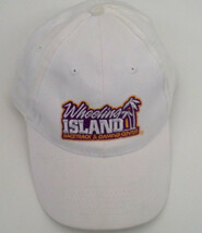 Wheeling island racetrack casino hat baseball cap white with embroidered... - €17,07 EUR