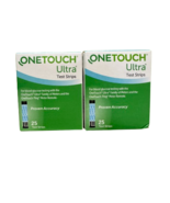 **50 One Touch Ultra Blue Diabetic Blood Glucose Test Strips Exp 6/24** - $23.71