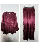 Vintage Victoria&#39;s Secret Gold Label Satin Pajama Set Medium - $108.04 CAD