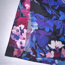 Vtg BonWorth Womens Dark Floral Midi Skirt w Side Slits, Size SP - $11.99