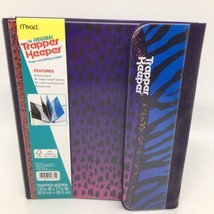 Trapper Keeper Binder Retro Animal Print Folder 2020 Mead (B) 12 3/16&quot; x... - £10.95 GBP