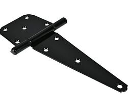 Hardware Essentials 851698 4x4 Steel Heavy Duty T-Hinge Black 8-Inch - $37.42
