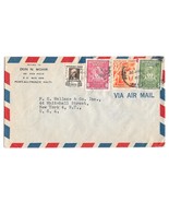 1952 Haiti Airmail Cover Port au Prince to US Sc C52 C55 380 381 - £3.98 GBP