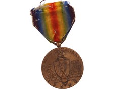 ww1 Bronze US Victory Medal &quot;The great war for civilization&quot; - $119.54