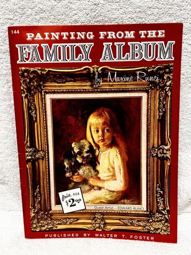 Walter T Foster Painting from Family Albums #144 34 pages - $4.95