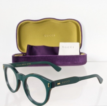 Brand New Authentic Gucci Eyeglasses GG 1266O 003 Green 48mm GG 1266 Frame - $247.49