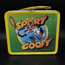 Aladdin Disney Sport Goofy 1983 Lunchbox &amp; Thermos Vintage READ - £39.46 GBP