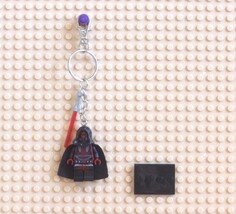  Minifigure Keychain Custom Star Wars Darth Revan w/Lightsaber Charm SWT... - $8.50