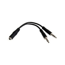 StarTech.com 3.5mm 4 Position to 2x 3 Position 3.5mm Headset Splitter Ad... - £12.03 GBP
