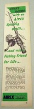 1950 Print Ad Airex Spinning Rod &amp; Reel Fishing Set Lionel Corporation NY - £7.86 GBP