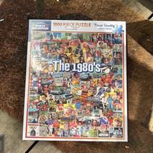 New Sealed White Mountain Puzzles The 1980&#39;s 1000 Piece Jigsaw Puzzle 80... - $24.95