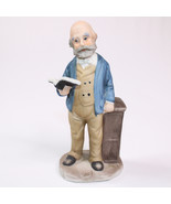 Porcelain Figurine Of Distinguished Preacher Older Man Standing At Pulpi... - $271.12 MXN