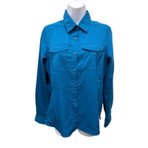 Columbia PFG Tamiami II Shirt Mens L Blue Omni Shade Fishing Vented UPF - $18.99