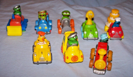 Lot of 8 Playskool 1980s  Muppets Metal, Plastic Vehicles-Oscar, Cookie Monster - £25.29 GBP