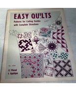 1990s Aunt Marthas Easy Quilts 3500 Pattern Book 16 Designs Cutting - £7.64 GBP