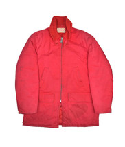 Vintage Ted Williams Coat Mens L Red Lined Sears Roebuck Hunting Made in USA - £19.52 GBP