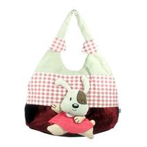 [Naughty Rabbit] 100% Cotton Canvas Shoulder Bag / Swingpack / Travel Bag - £21.63 GBP