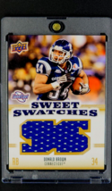 2010 UD Upper Deck Sweet Spot Sweet Swatches SSW20 Donald Brown Jersey R... - $4.59