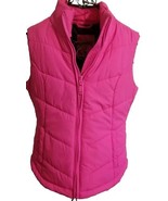 Aeropostale ~ Women&#39;s Size Medium Vest ~ Pink ~ Zip Closure ~ Pockets - $42.10 CAD