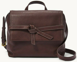 Fossil Willow Leather Crossbody Chocolate Brown Handbag NWT SHB2324202 $178 MSRP - £67.67 GBP