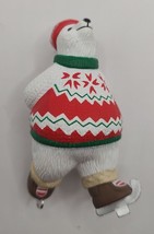 Coca Cola Collection, &quot;Skating Polar Bear&quot; Vintage Christmas Ornament 1995 - £7.77 GBP