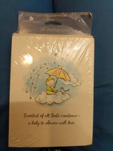 American Greetings  Baby Shower 20Ct Invitation Invite Party Supply NEW - $5.63