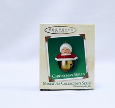 VINTAGE 2002 Hallmark Keepsake Ornament Mini Christmas Bells Mrs Claus - £11.84 GBP