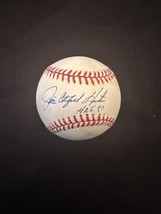 Jim Catfish Hunter Autographed Rawlings Oal Baseball Hof 87 Jsa Sticker Only - £183.25 GBP