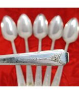 6X Table Spoons Milady by Oneida Community Silverplated Flatware 1940 7.... - $24.98