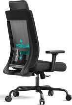 The 350-Pound Ergonomic Office Chair Has A Tilt Lock Mechanism, A Large ... - £126.69 GBP