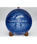 Bing &amp; Grondahl 2010 Annual Christmas Plate - Ice Dancing on the Lake - £47.17 GBP