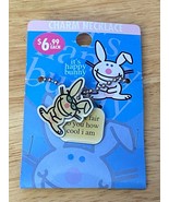 It&#39;s Happy Bunny Charm Necklace Its Not Fair To You How Cool I Am *NEW* DB1 - $224.76 MXN