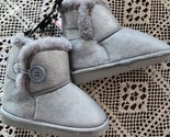 Kidgets ~ SILVER ~ Faux Fur ~ Mid-Calf ~ Toddler Girls&#39; Size 6 ~ Lined B... - $22.44