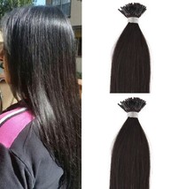 18&quot;,22&quot; 100grs,125s,I Tip (Stick Tip) Fusion Remy Human Hair Extensions #1B - $108.89+