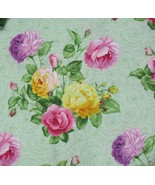 VIP by Cranston Print Works Mediumweight Chintz Floral Print 4 3/8 yd - £23.41 GBP