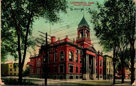 Essex County Courthouse Building Lawrence MA Massachusetts 1908 DB Postcard F1 - £2.35 GBP
