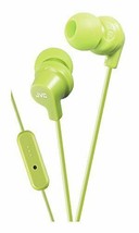 JVC in-Ear Headphones with Microphone (Green) (JVCHAFR15G) - $12.86