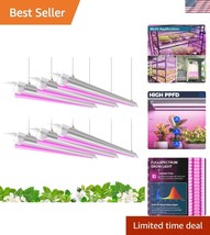 Linkable LED Grow Light Set, 252W T8 with Reflector for Healthy Indoor G... - $142.49
