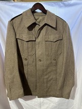 Vintage Germany Serios Military Wool Jacket 8405-12-130-5712 Green - $59.39