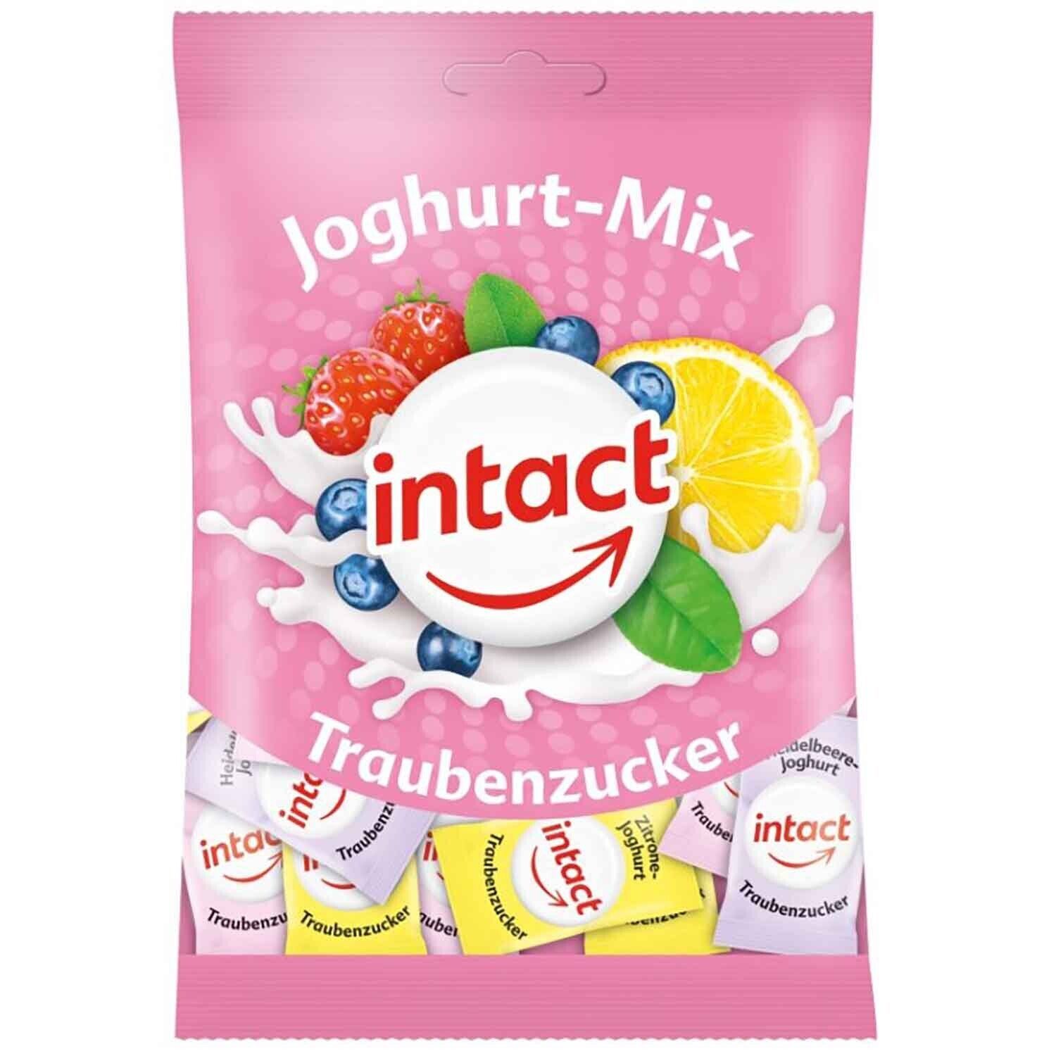 INTACT Hard pressed sugar candies YOGHURT MIX Brause-Traubenzucker FREE ... - $8.90