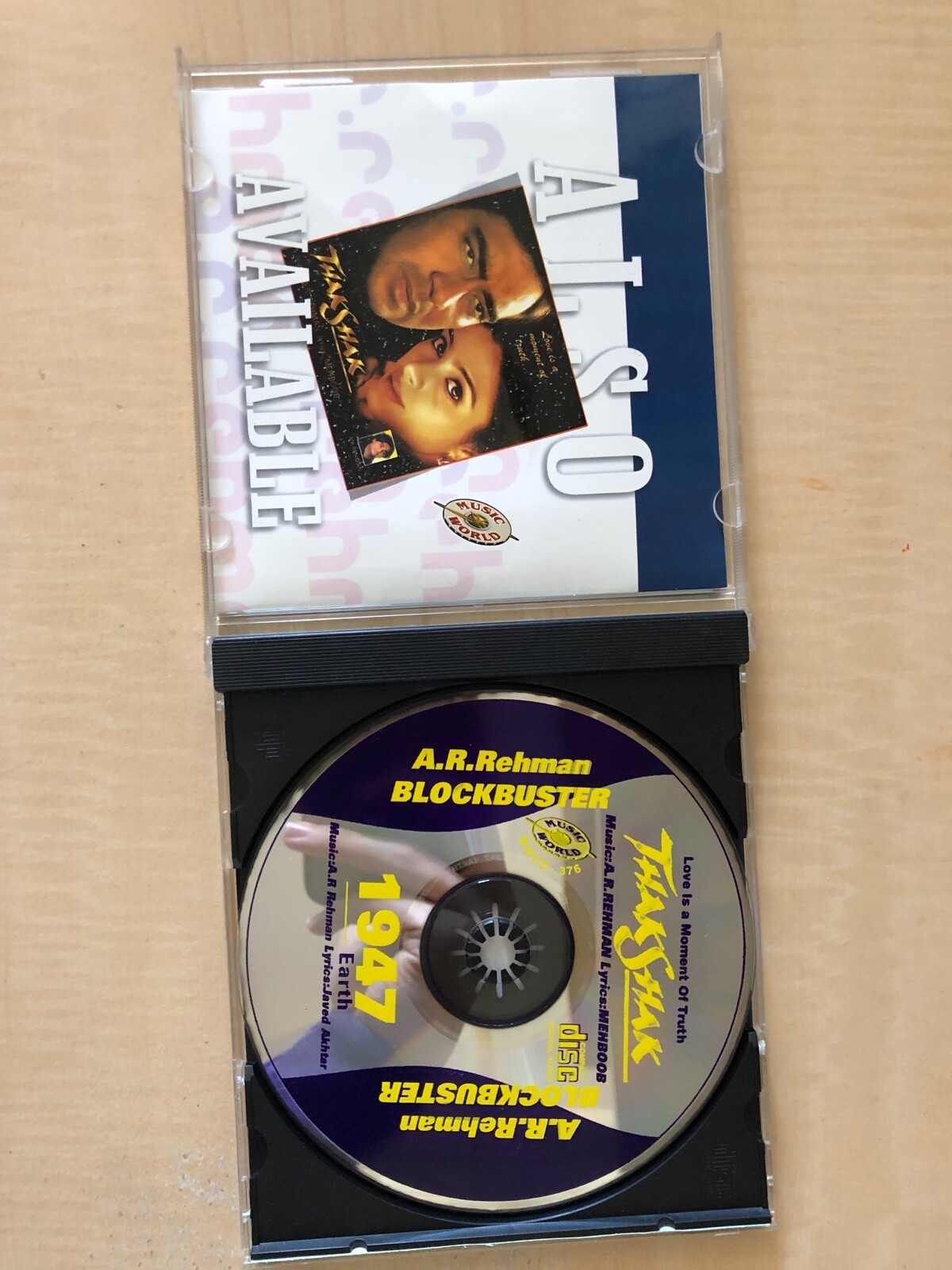 A.R Rehman, Javed Akhter, ThakShak, 1999, Music World  Item image 3