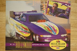1994 NHRA Drag Racing Original Autograph Photo KC Hollywood Spurlock 8 x 10 - $365.00 MXN