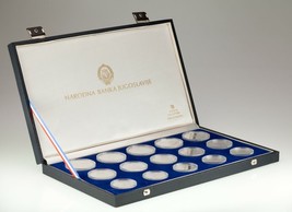 1984 Yugoslavia Sarajevo Winter Games Silver Proof Coin Set of 15 w/Case - £544.16 GBP