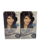 (2) Clairol Nice&#39;n Easy Permanent Hair Color 2BG / 126 Natural Mahogany ... - $24.99