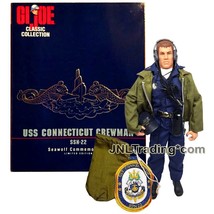 Year 1998 Gi Joe Classic 12 Inch Soldier SSN-22 Seawolf Uss Connecticut Crewman - £90.42 GBP