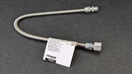 Dormont 3/8" OD x 24" Stainless Steel Gas Connector, 1/2" FIP x 3/8" MIP - $8.99