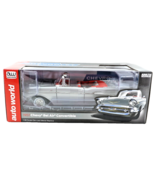 1957 Chevy Belair convertible limited edition diecast 1:18 scale silver ... - $1,913.27 MXN